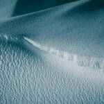 Detail snow cut view